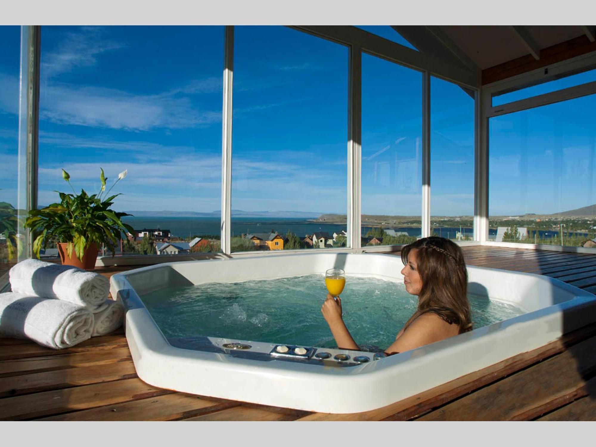 אל קלפטה Blanca Patagonia Hosteria Boutique Y Cabanas מראה חיצוני תמונה